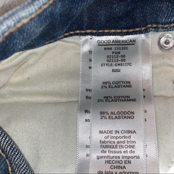 NWT! GOOD AMERICAN The Denim Classic Mini Skirt - Picture 13 of 16